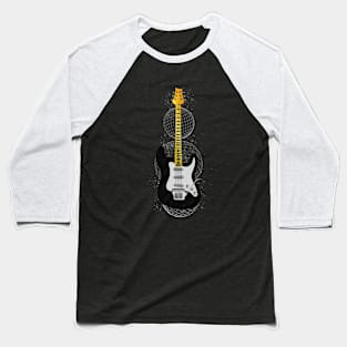 3 line ball and gold guitar Baseball T-Shirt